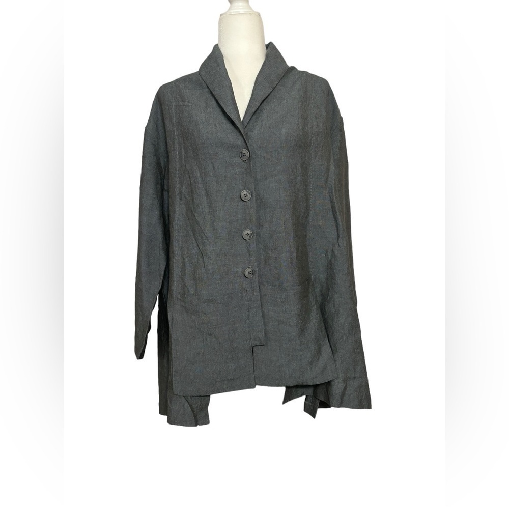 Spiritticuse  Linen Mid Length Jacket XL